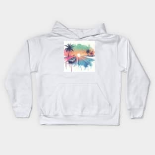 Tropical Seascape Kids Hoodie